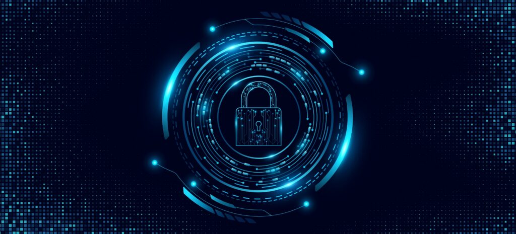 Cybersecurity digital icon