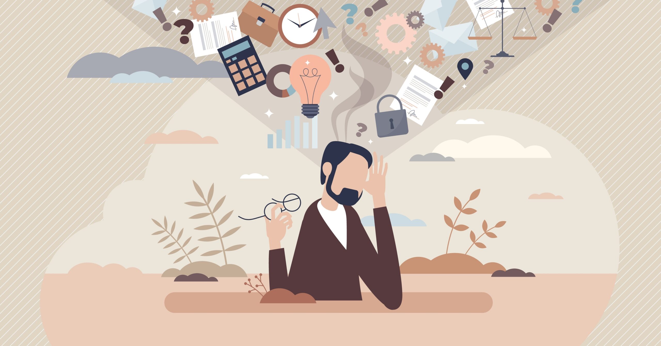 multitasking and overloaded with small business